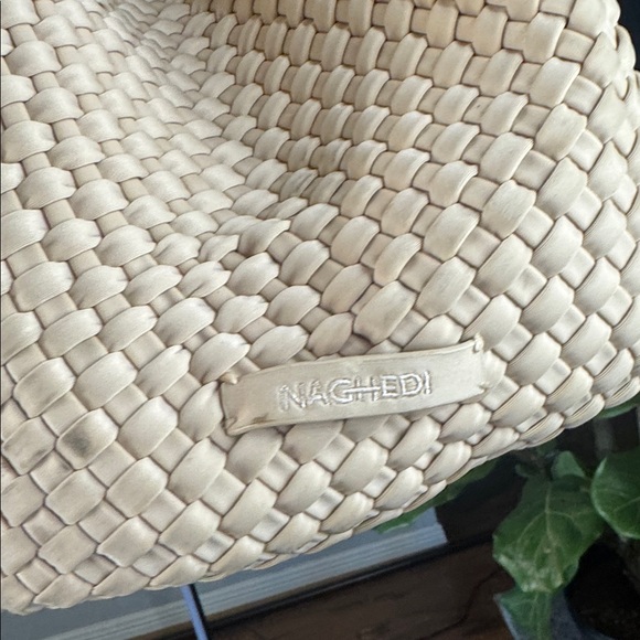 Naghedi Cream Braided Tote Bag - Picture 16 of 16
